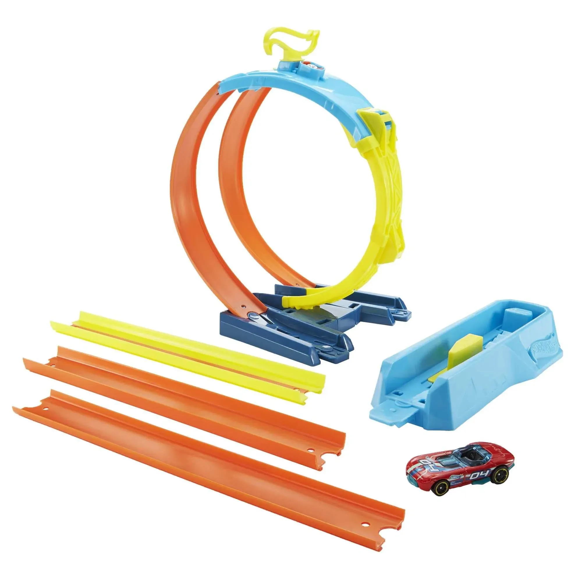 Mattel - Hot Wheels Track Builder Unlimited Split loop Pack New Toy Toy Car