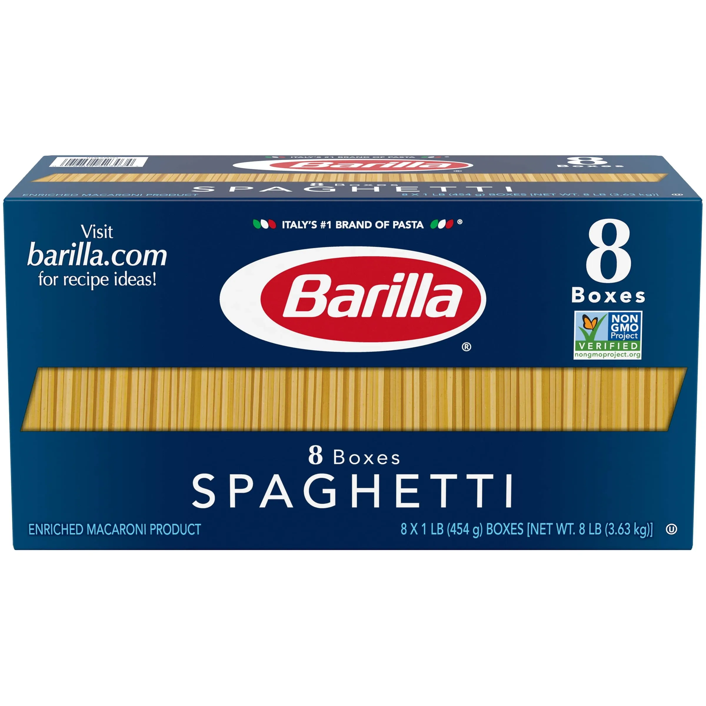 Barilla 20 lb. Thin Spaghetti Pasta, 20 Pound