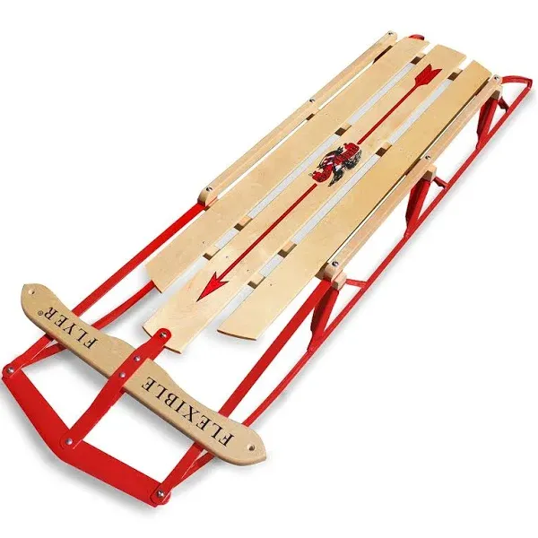 Flexible Flyer Flexible Flyer Steel Runner Sled Wood Sled 60 in. L(1060)