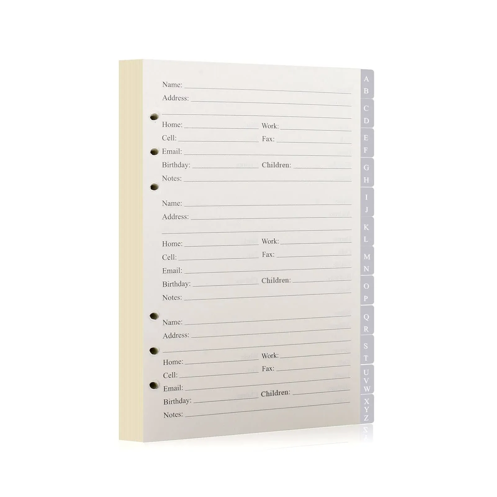 HappyaOKEland Address Book Refill Pages