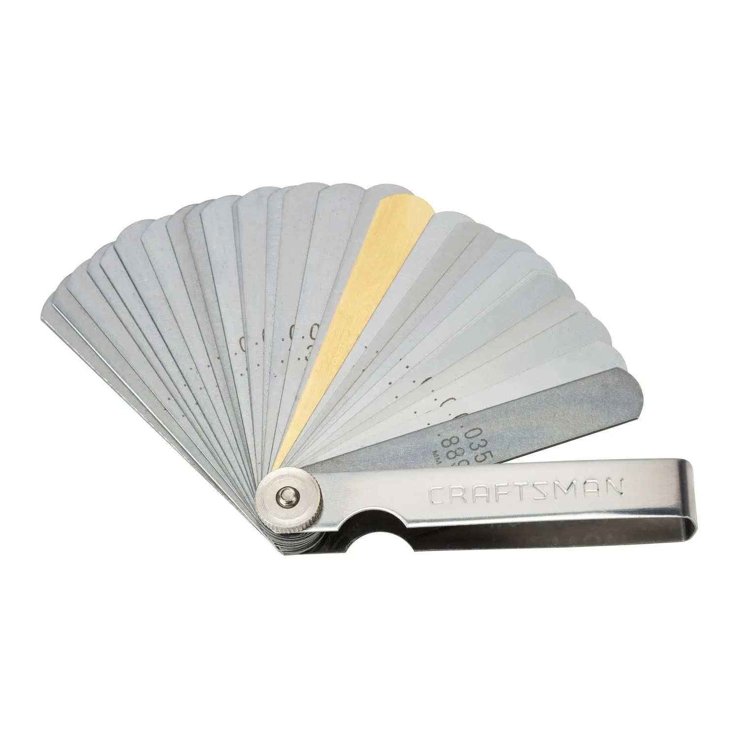 Craftsman 6.89 in. L 32-Blade Feeler Gauge Silver 1 PC