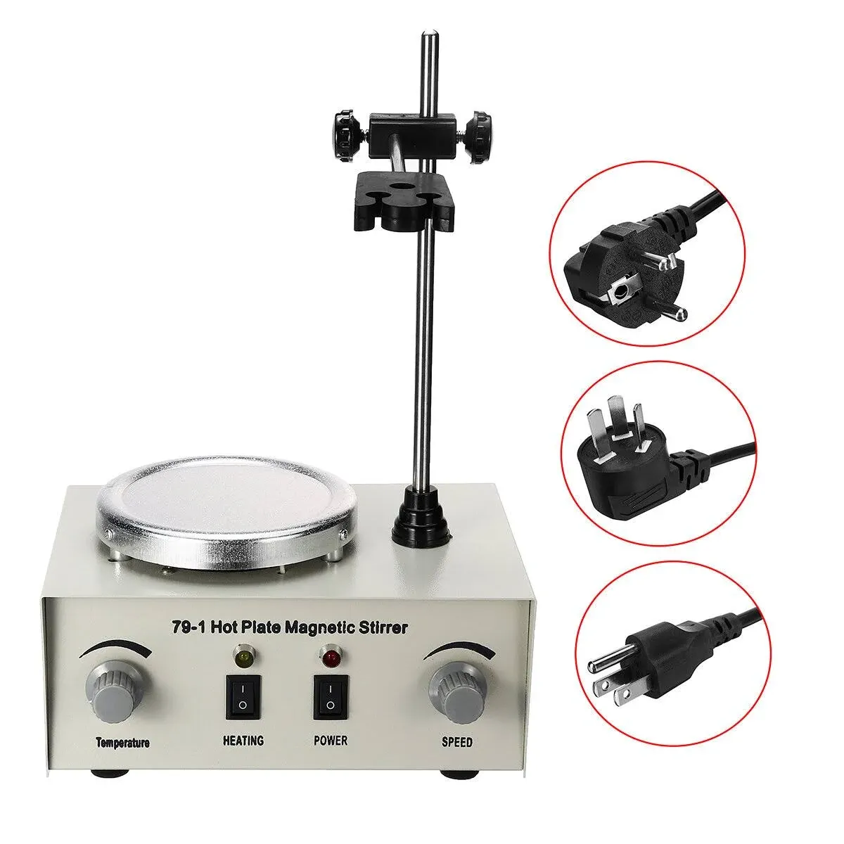 YaeCCC 1000ml Magnetic Stirrer Hot Plate Magnetic Mixer Stir Plate Lab Stirre...