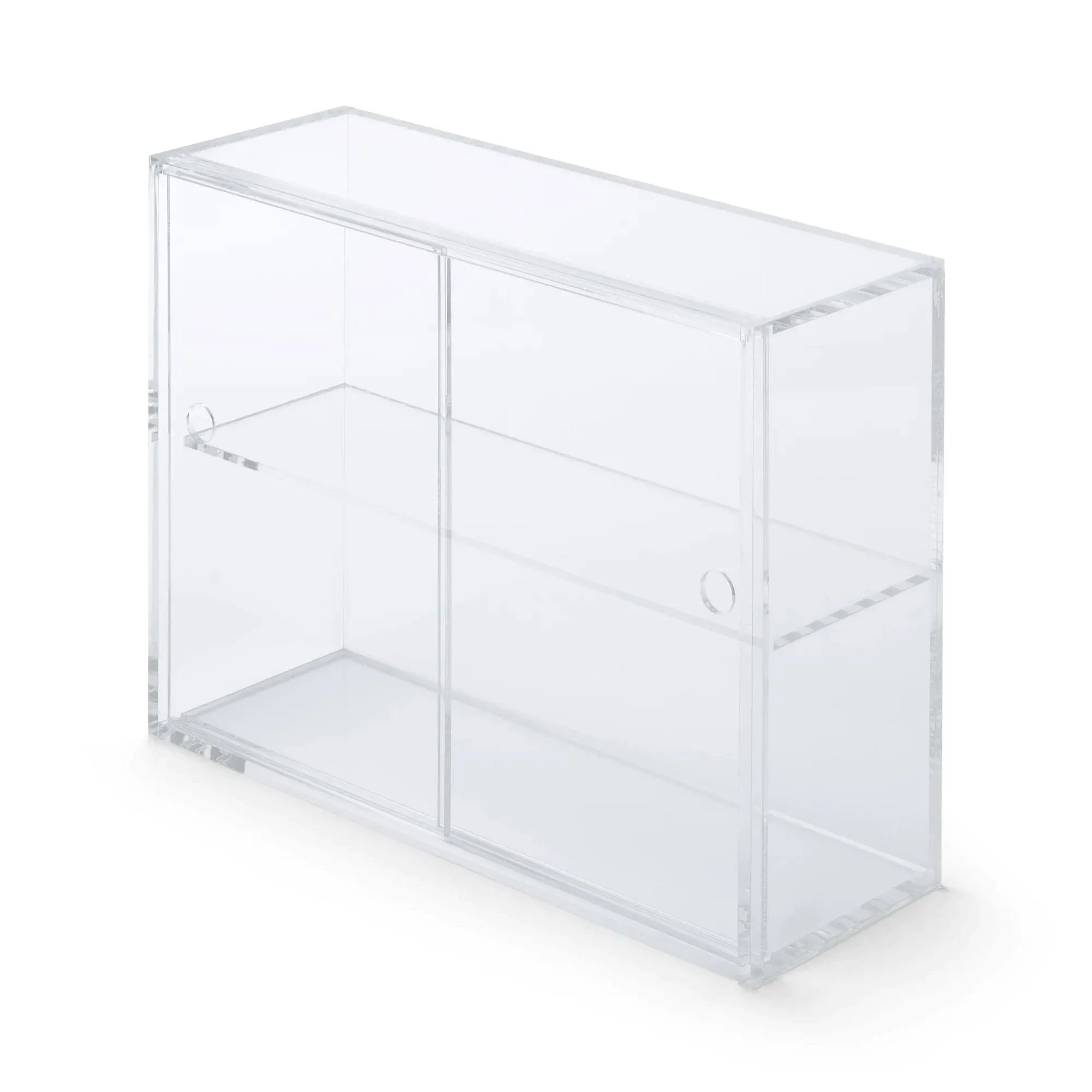 Acrylic Storage Case with Sliding Doors