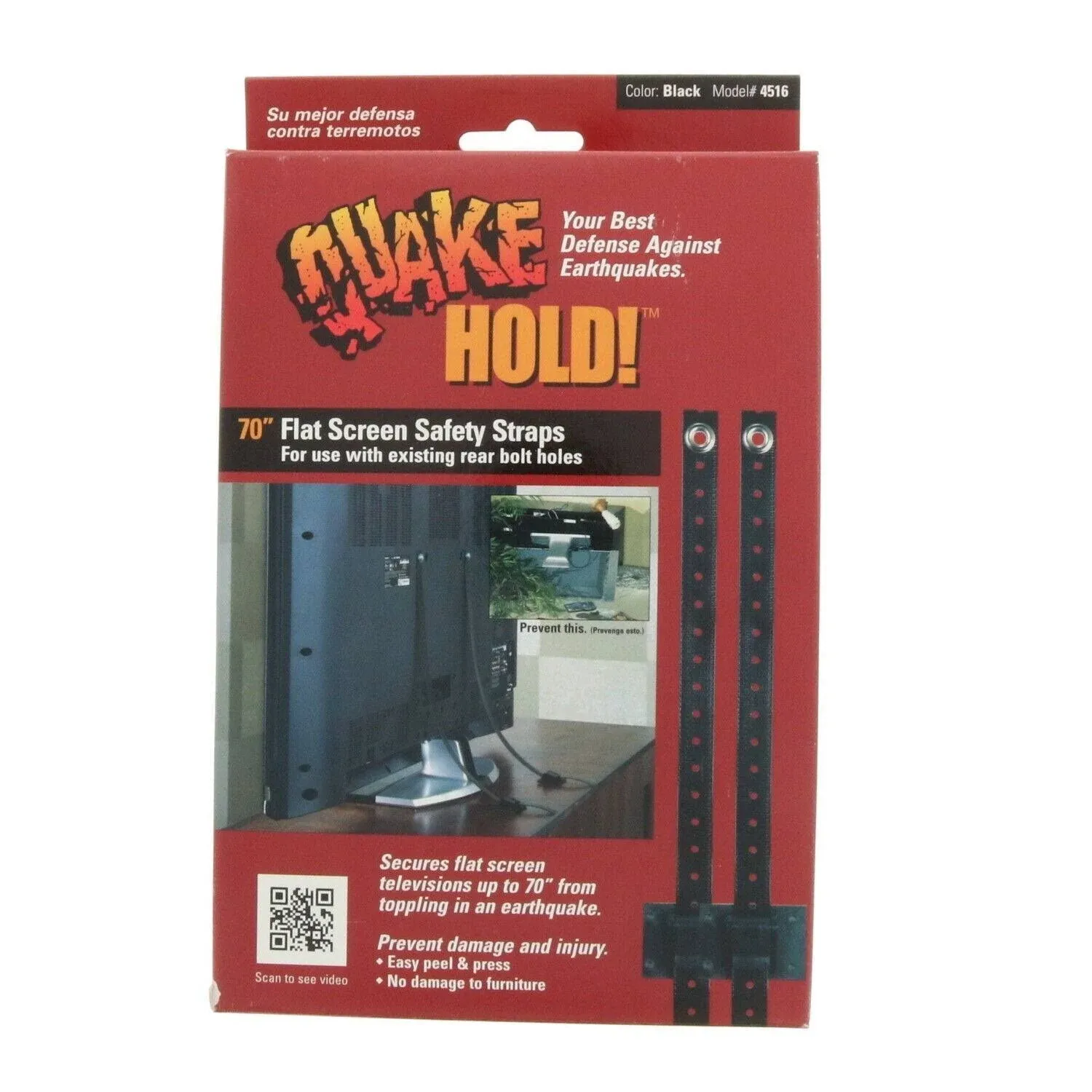 70 in. Flat-Screen Television Strap Kit