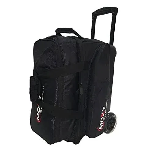 Moxy Blade Premium Double Roller Bowling Bag- Black