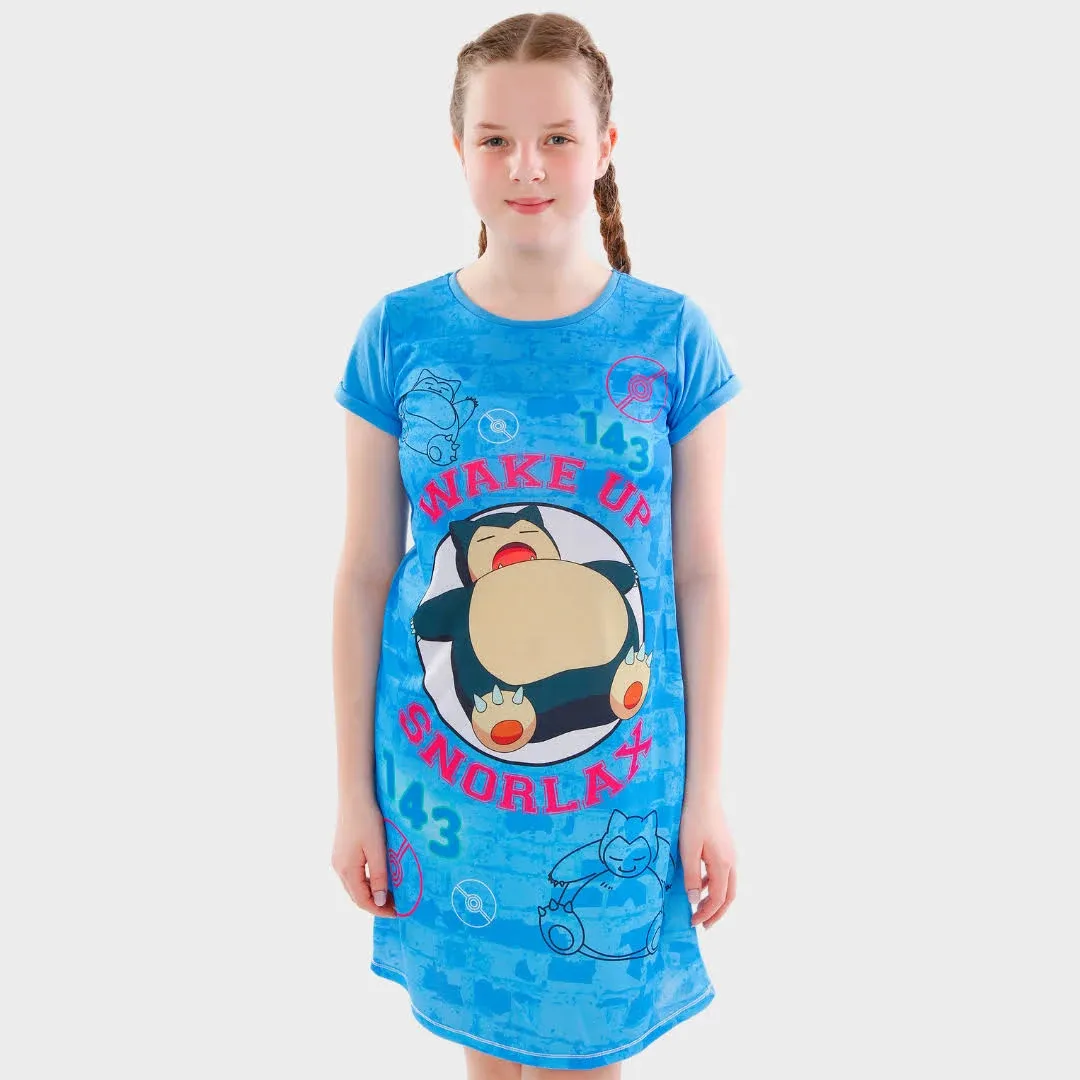 Pokemon Girls' Snorlax Nightdress Glow in the Dark