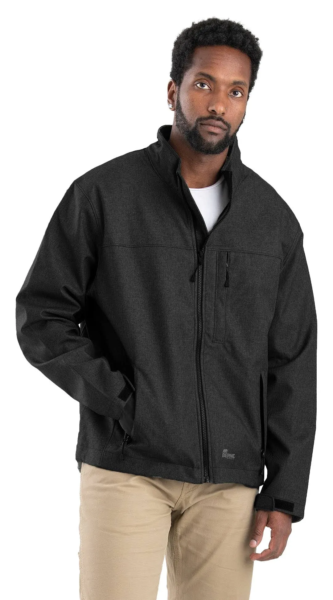 Berne Highland Softshell Jacket 4XL / Regular / Black