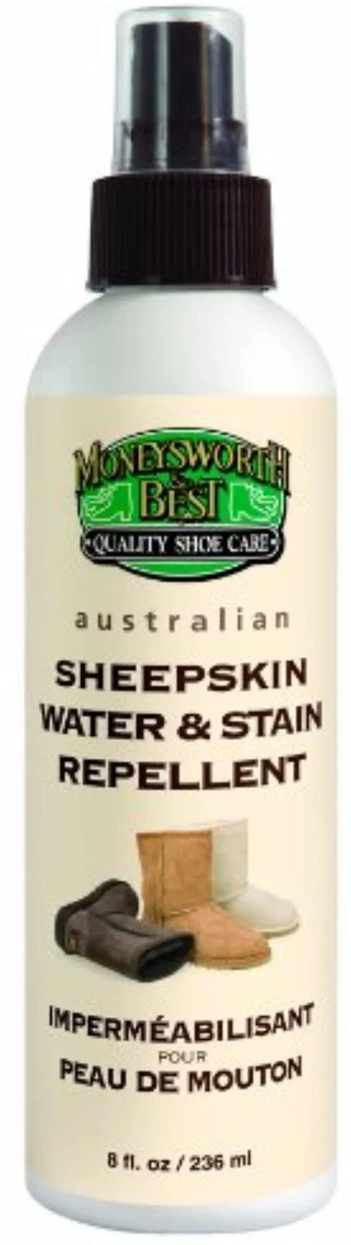 Moneysworth & Best Sheepskin Water & Stain Repellent-Pump