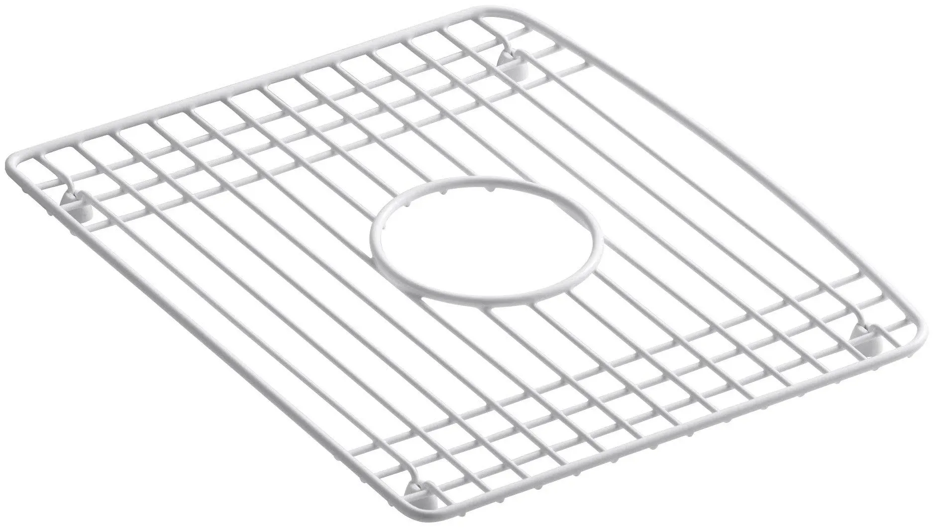 KOHLER 16-in x 14.0625-in Center Drain Stainless Steel Sink Grid | 6039-ST