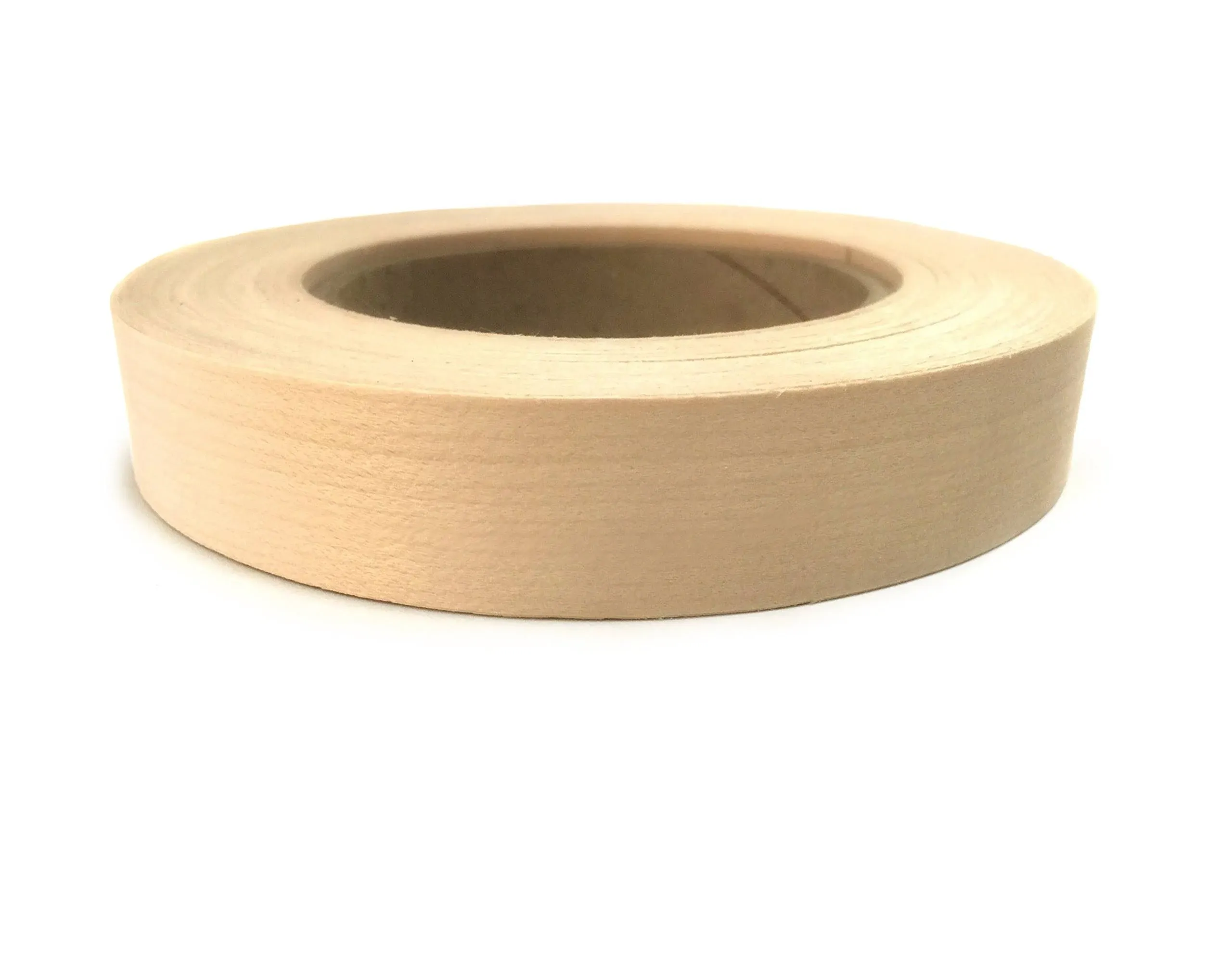 Edge Supply Birch 1-1/2 X 25 ft Roll, Wood Veneer Edge Banding Preglued, Iron on