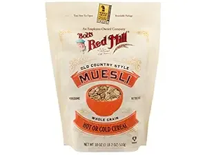 Bob's Red Mill Cereal Muesli, 18-ounce Bags (4 Pack) 