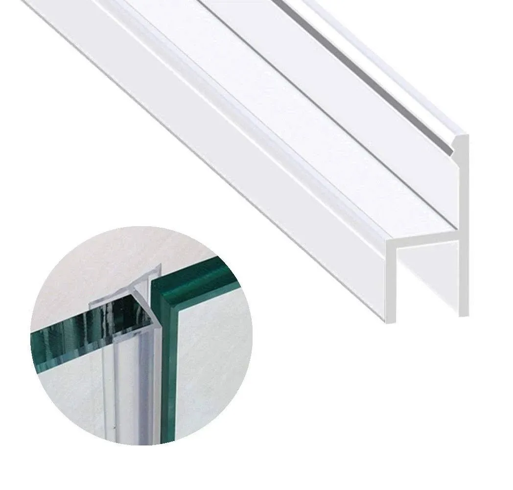 Zengest Glass Door Seal Strip, 120 inch Shower Door Sweep to Stop Leaks, Shower ...