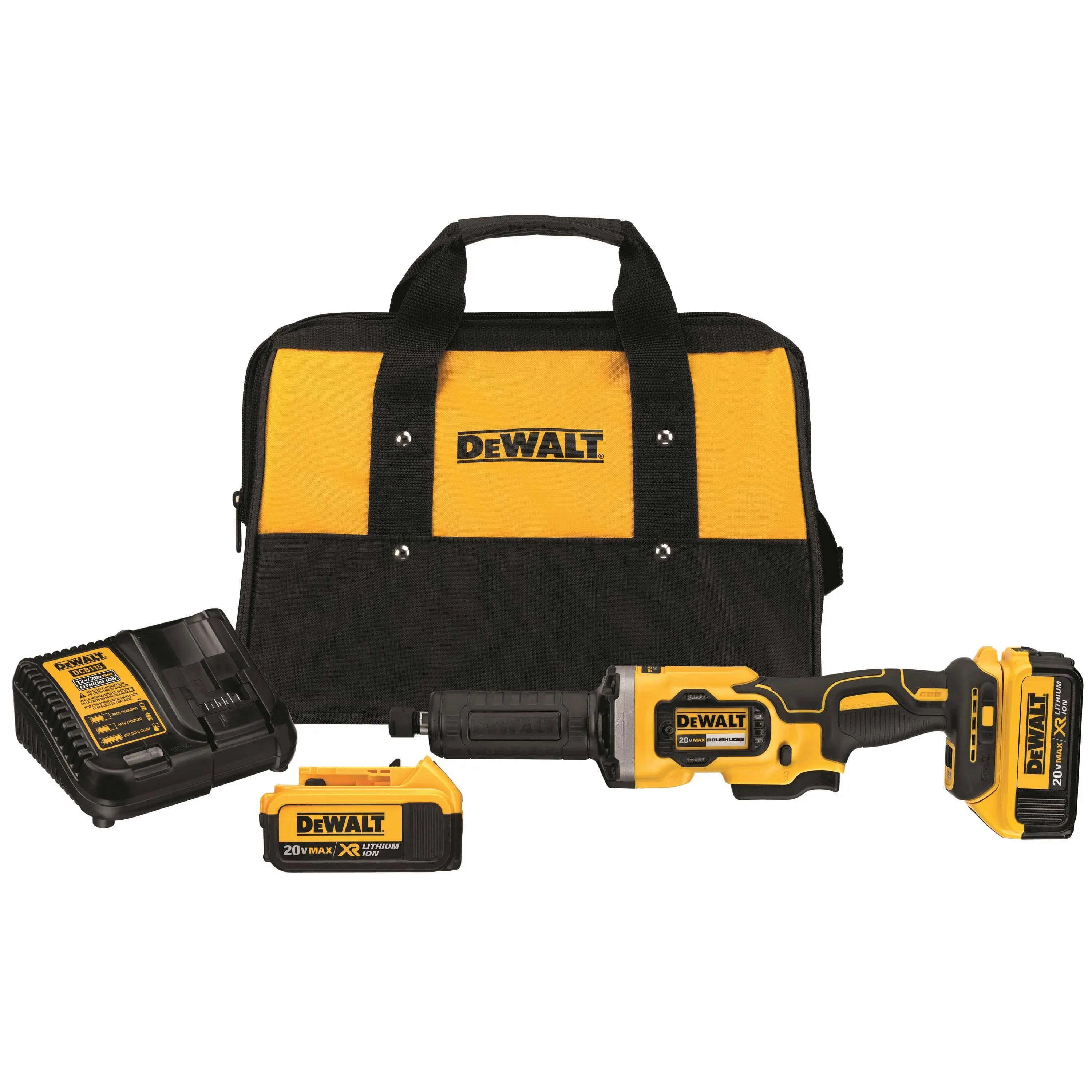 DeWalt DCG426M2 20V MAX* Die Grinder Kit