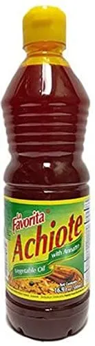 LA FAVORITA VEGETABLE OIL WITH ANNATO 16.9 OZ