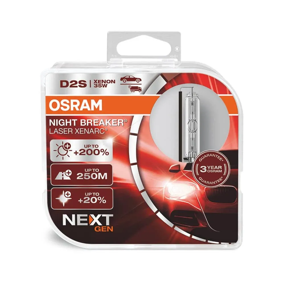 XENARC NIGHT BREAKER LASER D2S 3200 lm 66240XNN-HCB Xenon Bulb OSRAM