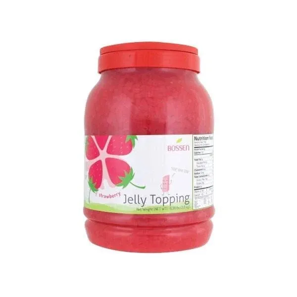 Bossen Jelly Topping-8.38lbs/bottle-Strawberry flavor