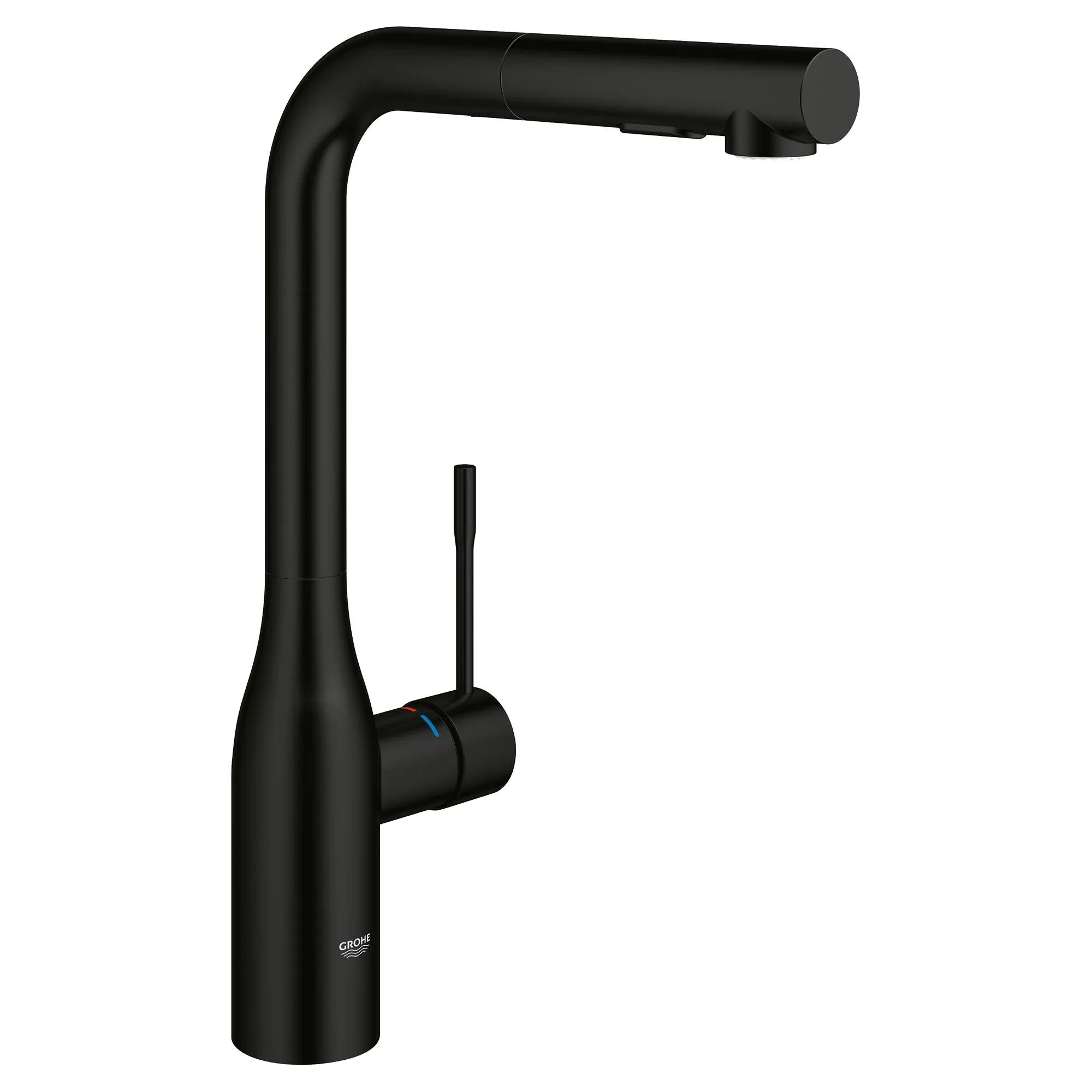 Grohe 30 271 Essence 1.75 GPM 1 Hole Pull Out Kitchen Faucet - Transitional - Kitchen Faucets - by Buildcom | Houzz