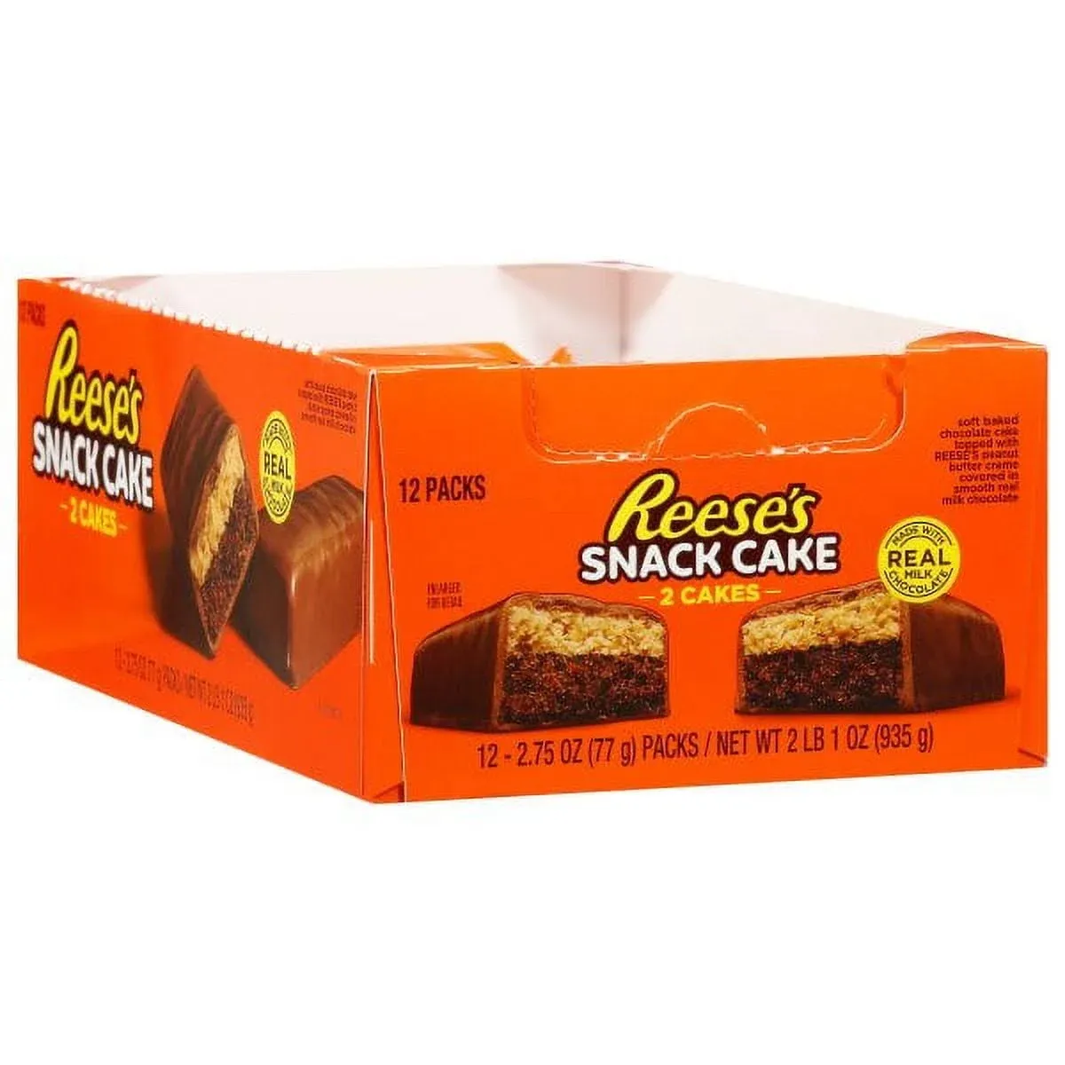 Reese's Snack Cake, 12 Packs - 12 pack, 2.75 oz cakes