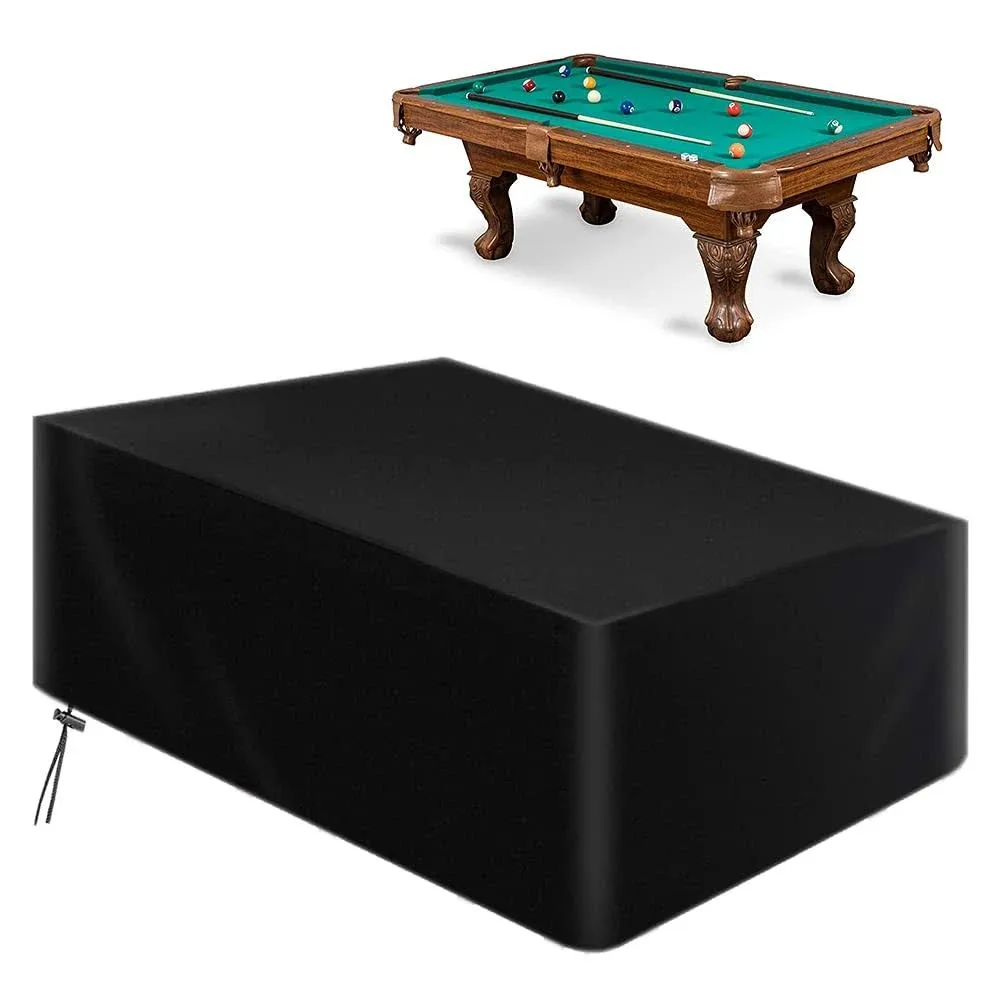 Billiard Pool Table Cover,Waterpro<wbr/>of Cover for Pool Table 102 x 53 x 32 in