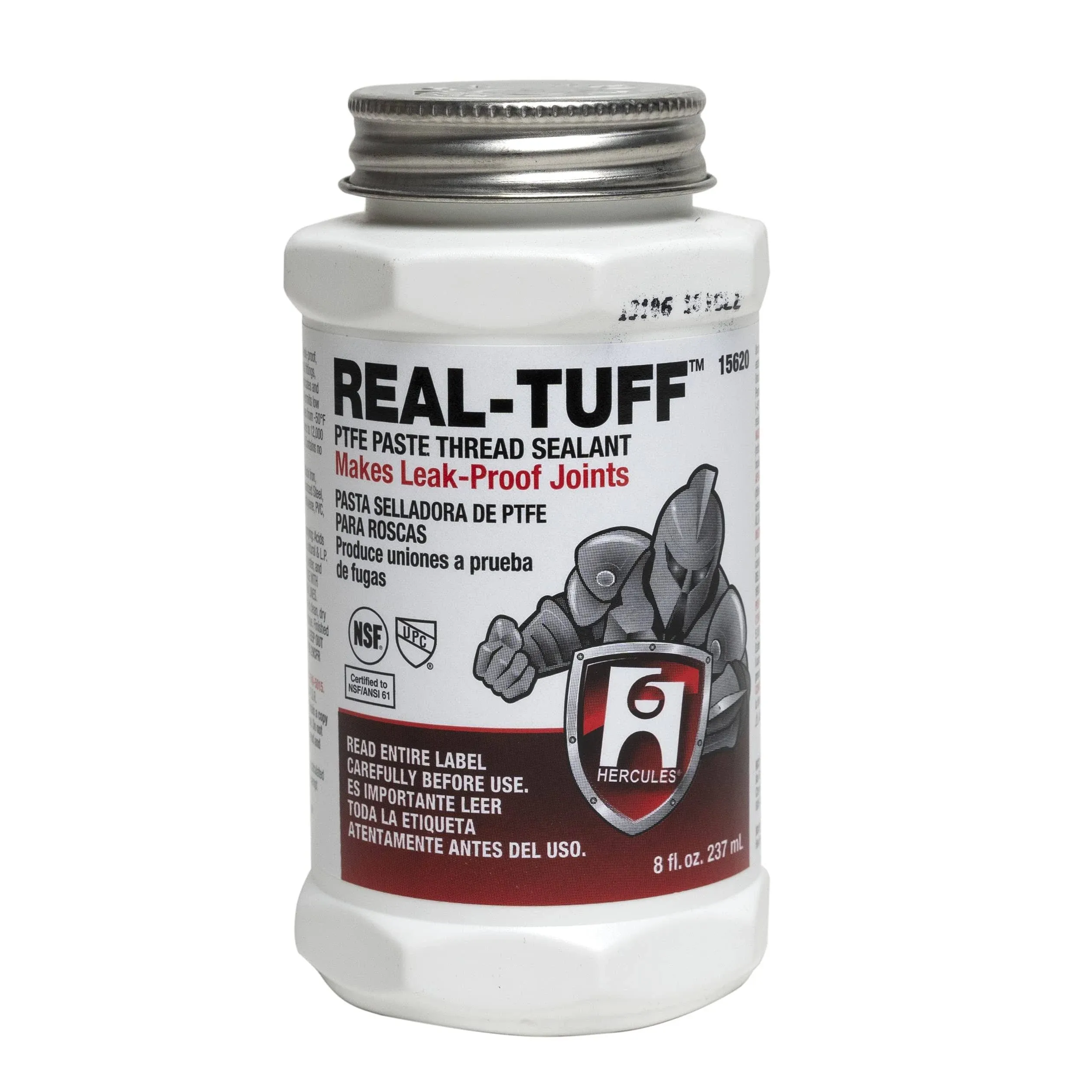 Hercules 15620 1/2PT RealTuf T Sealant, 8 oz., White