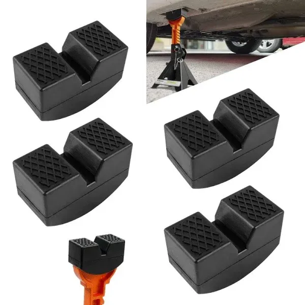 Donext Jack Pad Adapter for Stands 3 Ton Rubber Frame Rail Protector 4 Pack at ...