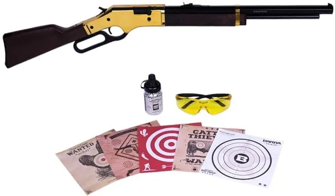 Barra Airguns 1866 Gold Cowboy Kids BB Gun Kit