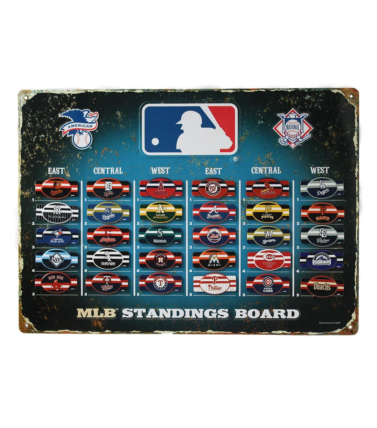 MLB MAGNETIC STANDINGS BOARD Magnets Chart ~ Officially Licensed ~ All 30 Teams