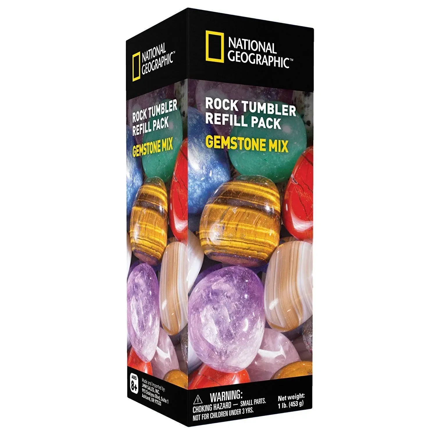 NATIONAL GEOGRAPHIC Rock Tumbler Refill Kit - 1LB Gemstones NEW EXPEDITED SHIP 