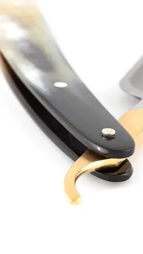 DOVO Carbon Ebony Steel Straight Razor