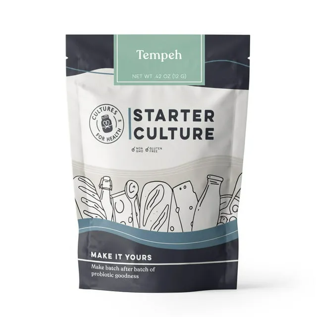 Cultures For Health Tempeh Starter Culture, DIY Vegetarian Plant Based Meat