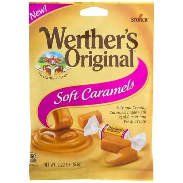 Werthers Original Soft Caramel Candy, 2.22 Oz