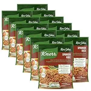 Knorr Rice Sides For a Tasty Rice Side Dish Spanish Rice No Artificial Flavors, No Preservatives, No Added MSG 5.6 oz, Pack of 12Knorr Rice Sides For a Tasty Rice Side Dish Spanish Rice No Artificial Flavors, No Preservatives, No Added MSG 5.6 oz, Pack o