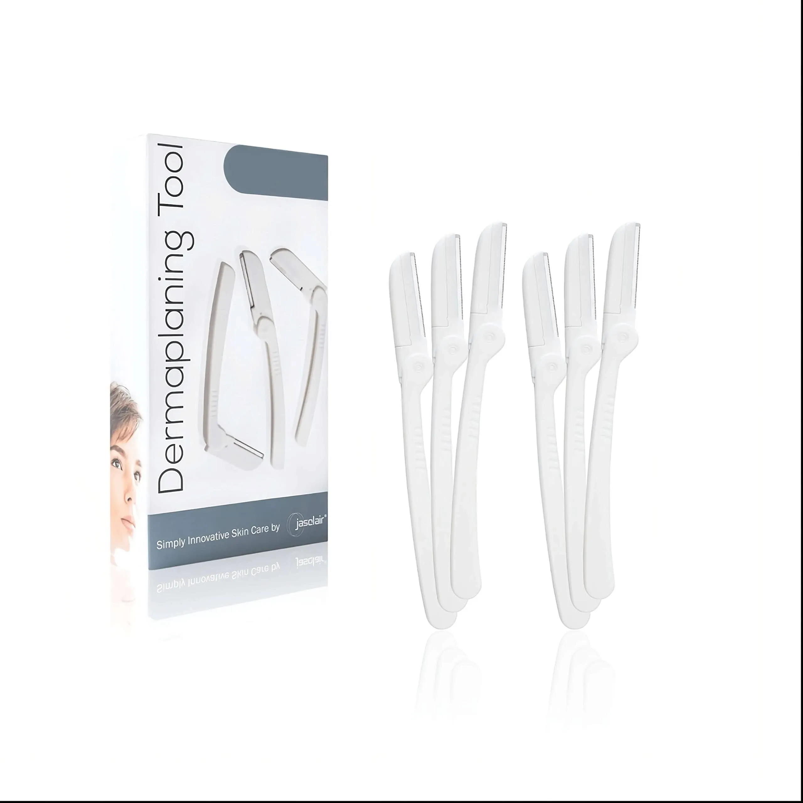 Dermaplaning Tool (6 Count) – Easy to Use Dermaplane Razor For Face