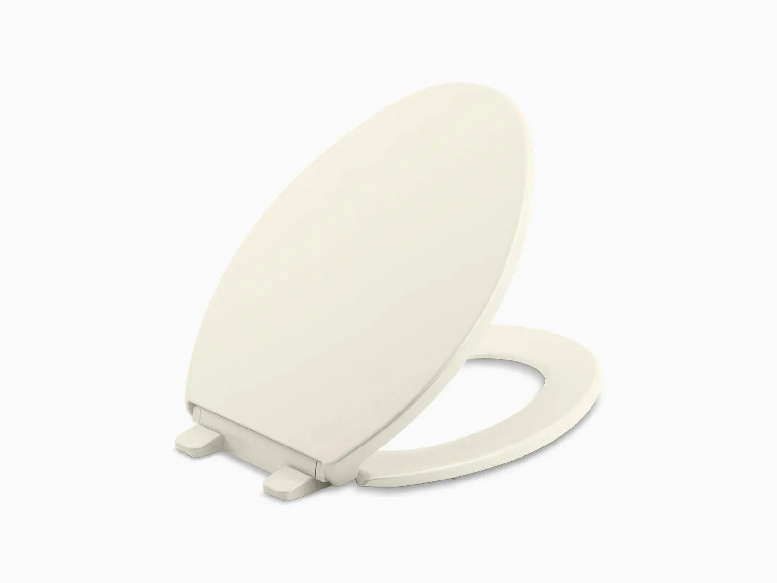 Kohler K-4774-96 Brevia with Quick-Release Hinges Elongated Toilet Seat Biscuit