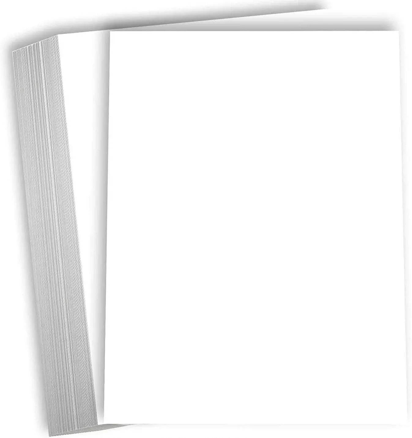 Hamilco White Cardstock Thick Paper - 8 1/2 x 11" Blank Heavy Weight 80 lb Cover ...