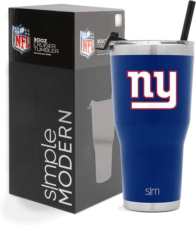 NFL Cruiser Tumbler with Flip Lid and Straw