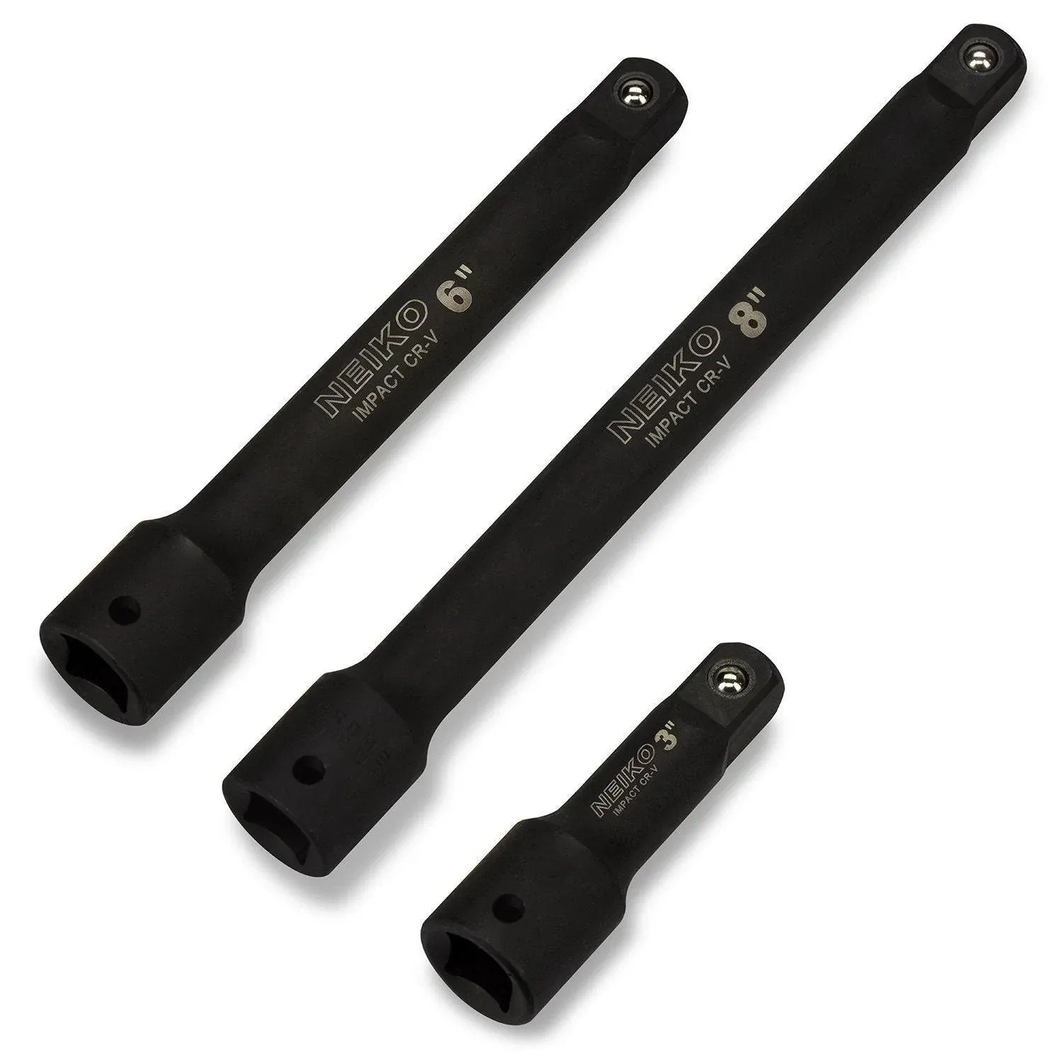 Neiko 1/2 Drive Impact Extension Bar Set