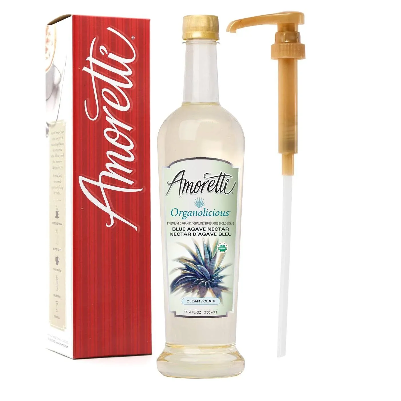 Amoretti Organolicious Organic Clear Blue Agave Nectar 25.4 oz.