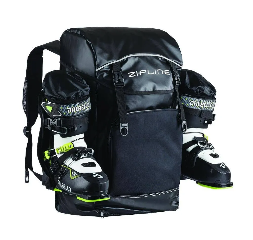 Zipline World Cup Ski Boot Bag Backpack – Waterproof Skiing and Snowboardi