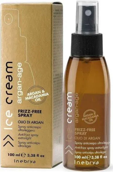 Inebrya Ice Cream Argan-Age Frizz-Free Spray - 3.38 oz