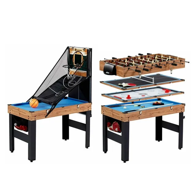 MD Sports 5 in 1 Combo Game Table