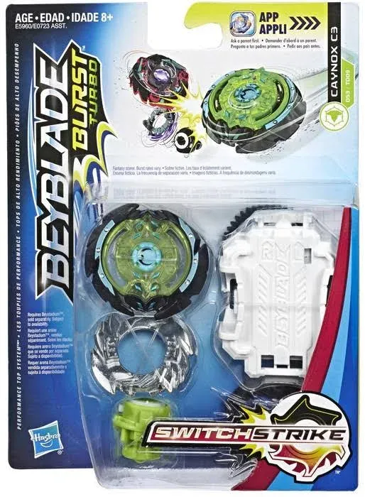 Beyblade Burst Turbo SwitchStrike - Caynox C3 - D53/TD09 Starter Pack New