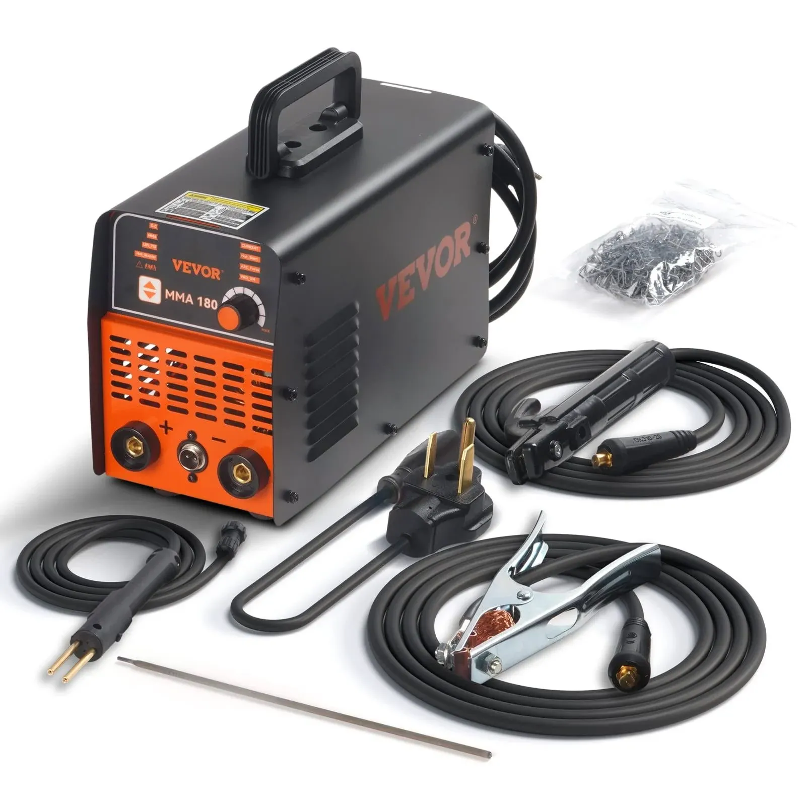 VEVOR 180A Stick Welder 110V 220V IGBT MMA Lift TIG Plastic ARC Welding Machine