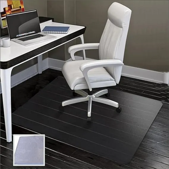 SHAREWIN Hard Floor Straight Rectangular Chair Mat