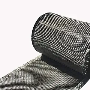 Carbon Fiber Fabric - 12 in x 10 ft - Twill - 220g/m2 - 3K Tow