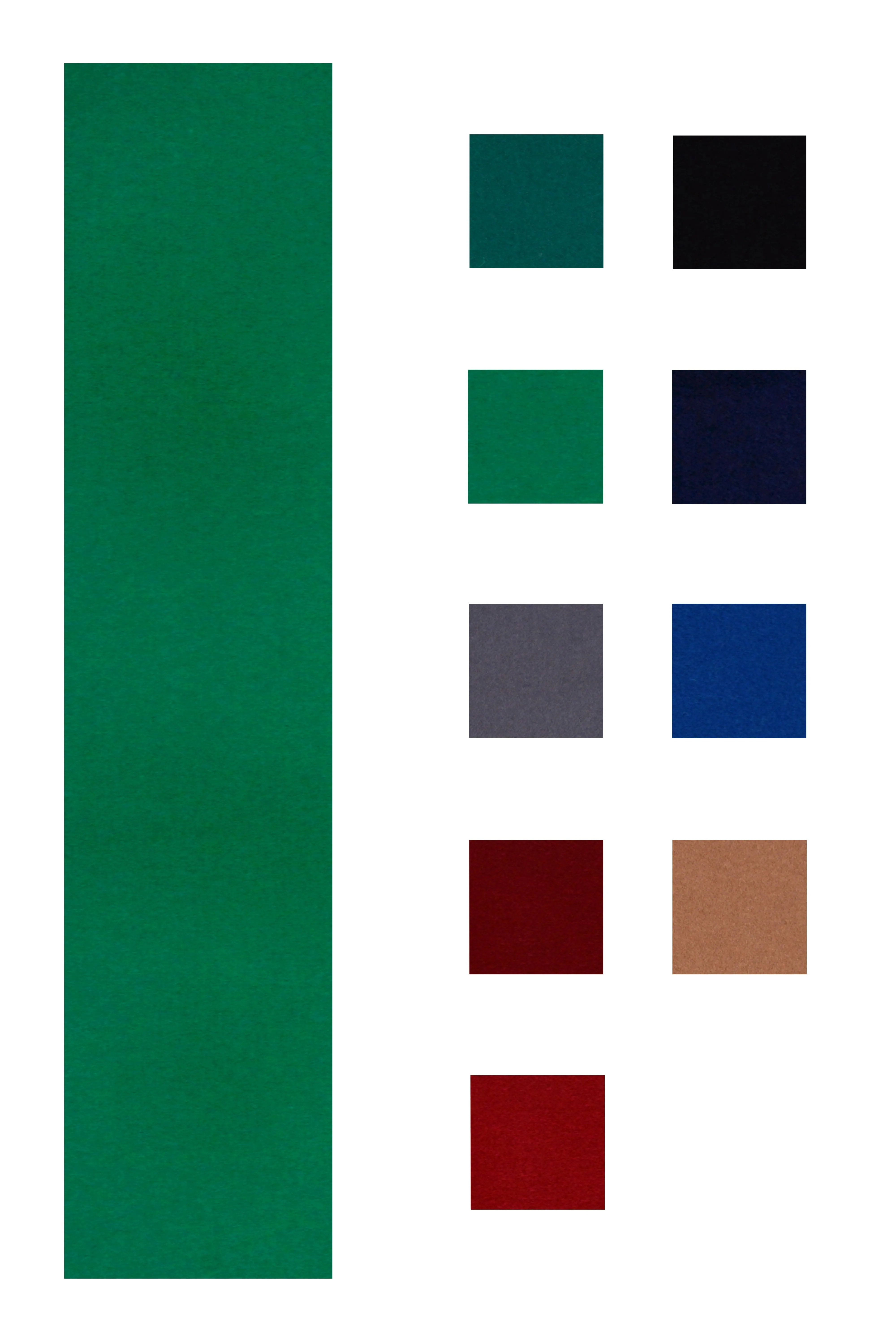 Accuplay 20 oz Pre Cut Pool Table Felt - Choose for 7, 8 or 9 Foot Table. English Green, Spurce Green, Blue, Navy, Red, Burgundy, Gray, Tan, or Black