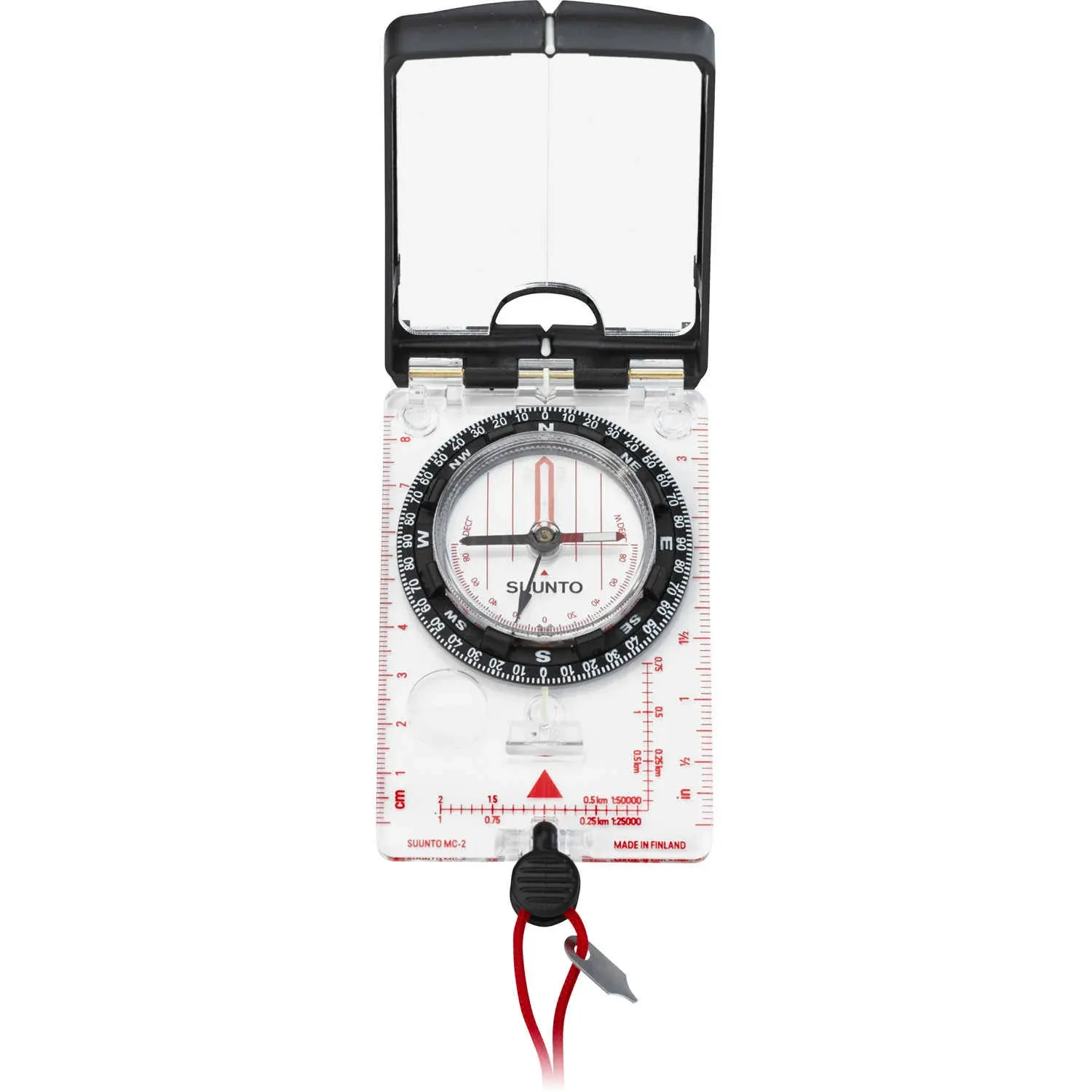 Suunto MC2 Navigator Mirror Sighting Compass with Built-In Clinometer Quadrant