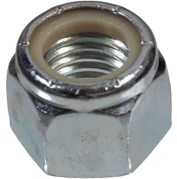 3386 M7 Metric Stop Nut Zinc Plated 12pack