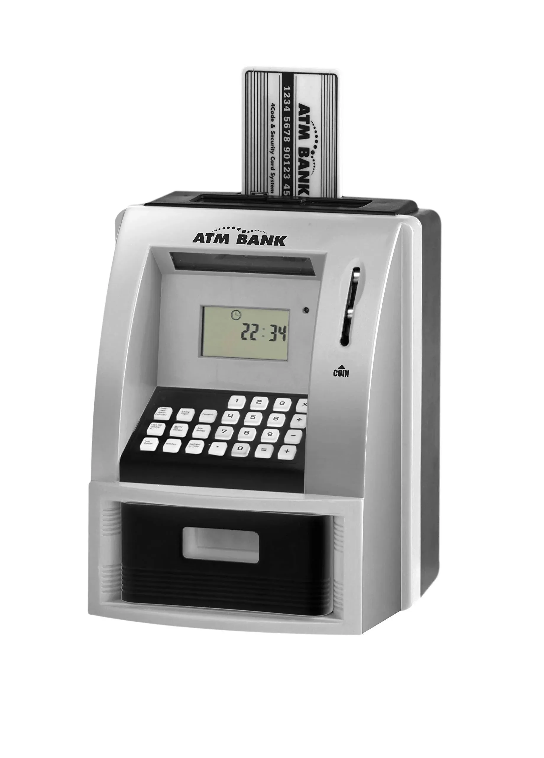 Toy Talking ATM Bank ATM Machine Savings Bank for Kids –Works like a Real one...