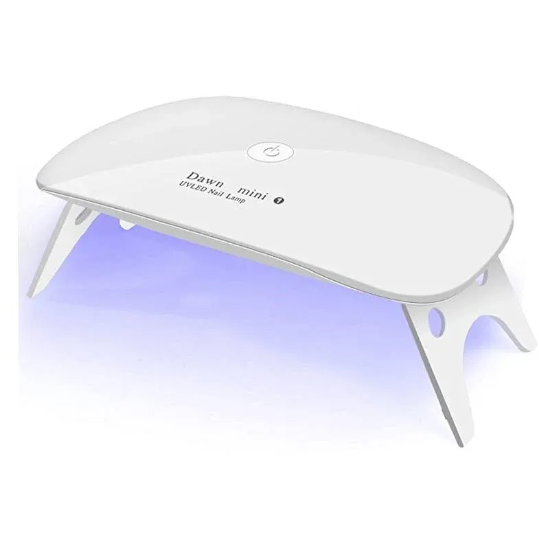 UV LED Nail Dryer Mini Gel Nail Lamp Portable Curing Light for Gel Nail Polish,6w ...